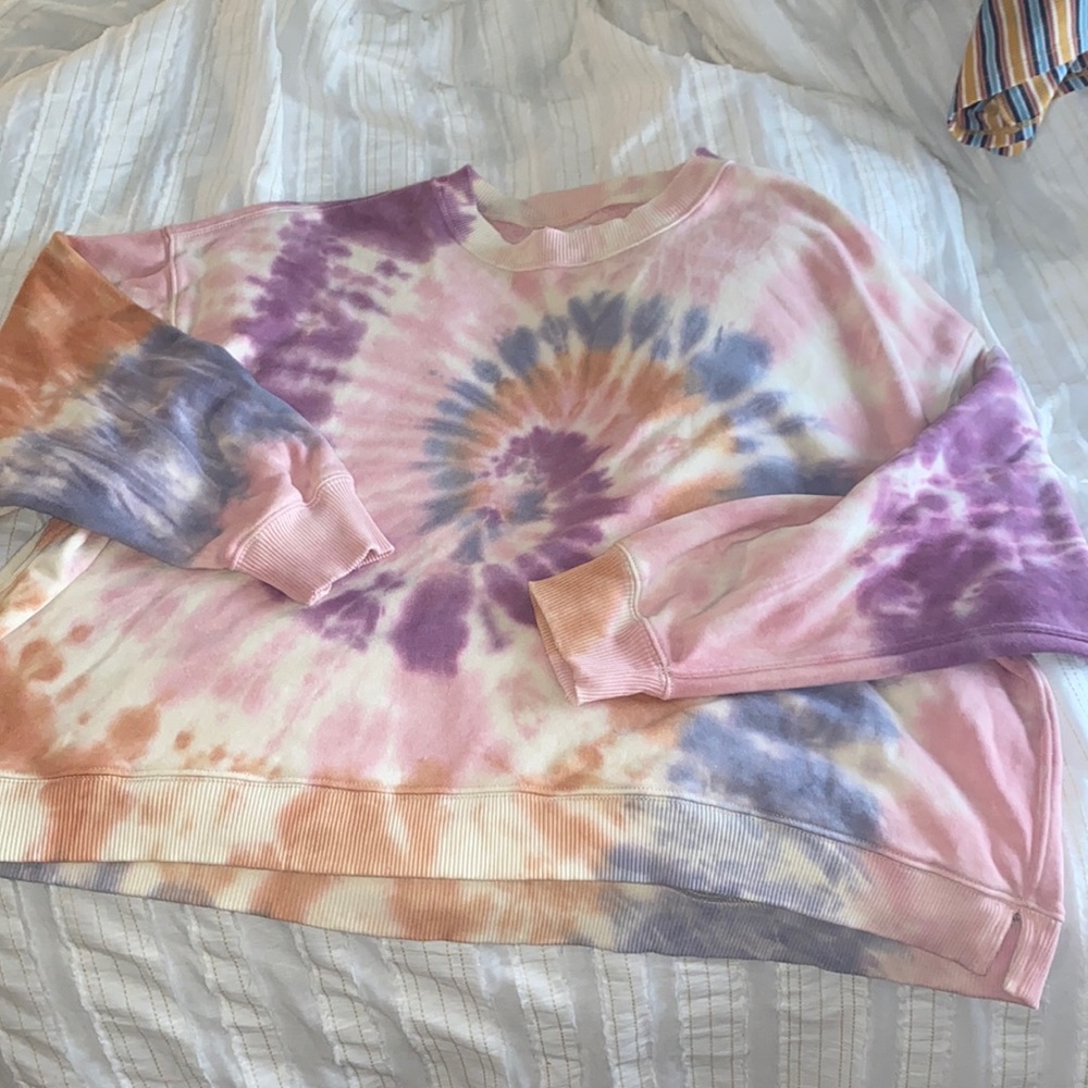 American eagle tie dye oversized sweatshirt